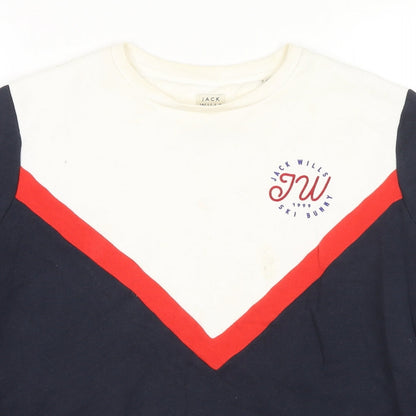 Womens UK Size 10 Jack Wills Blue Pullover Sweatshirt