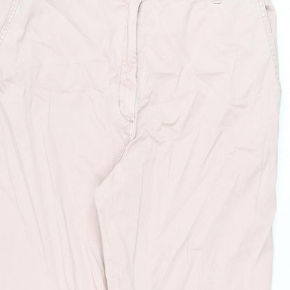 Womens UK Size 20 Marks and Spencer Regular Fit Chino Pink Trousers