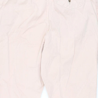 Womens UK Size 20 Marks and Spencer Regular Fit Chino Pink Trousers