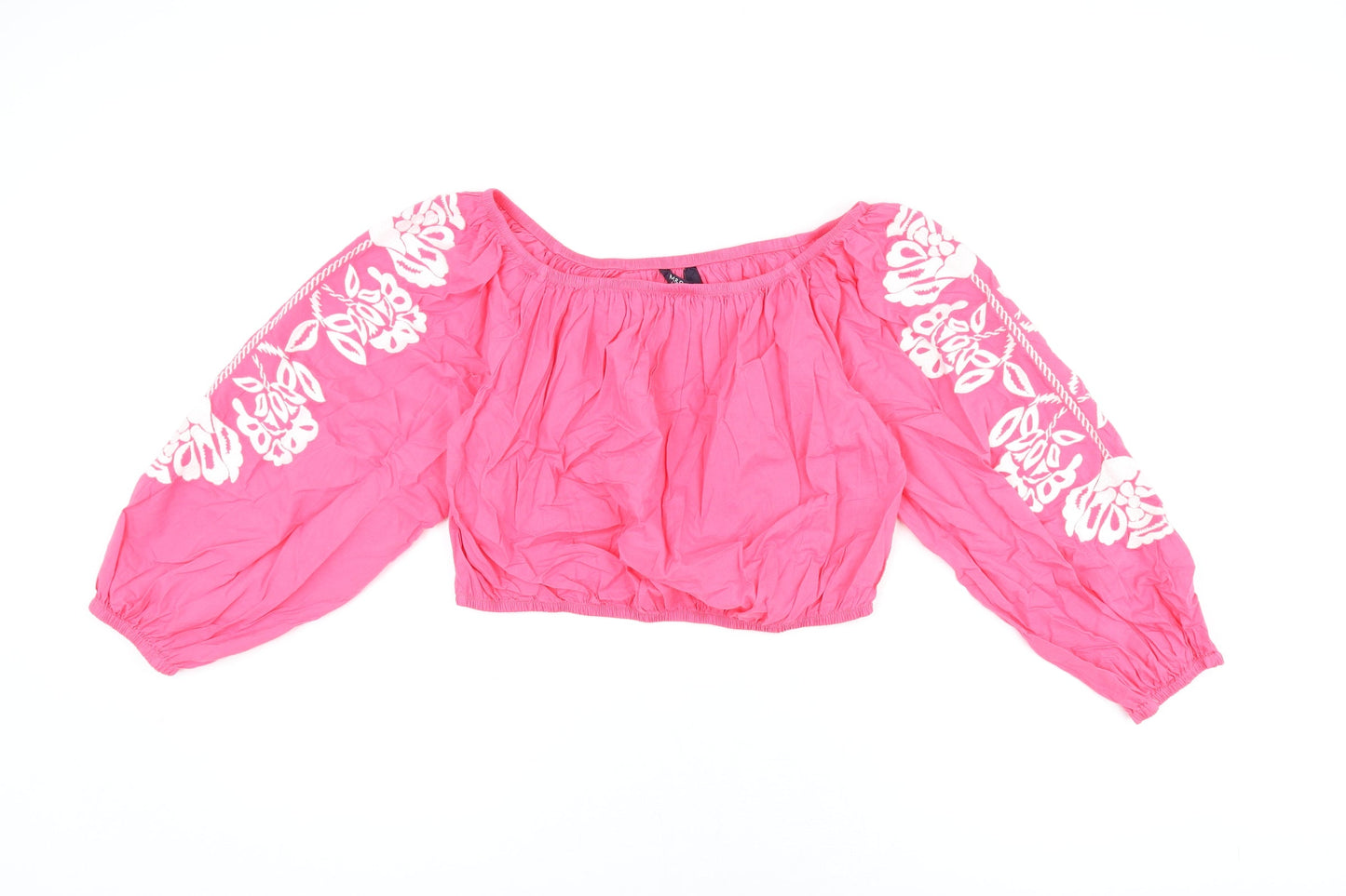 Womens UK Size 16 Marks and Spencer Pink Basic T-Shirt
