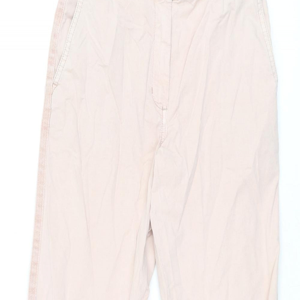 Womens UK Size 6 Marks and Spencer Regular Fit Chino Pink Trousers