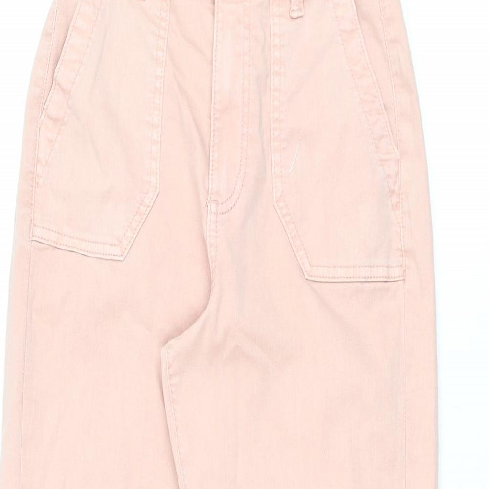 Womens UK Size 6 Marks and Spencer Regular Fit  Pink Trousers