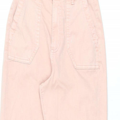 Womens UK Size 6 Marks and Spencer Regular Fit  Pink Trousers