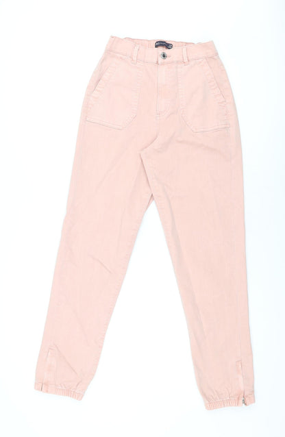 Womens UK Size 6 Marks and Spencer Regular Fit  Pink Trousers