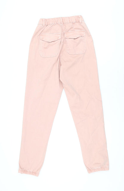 Womens UK Size 6 Marks and Spencer Regular Fit  Pink Trousers