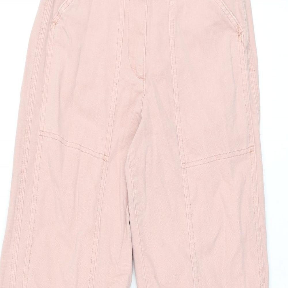 Womens UK Size 8 Marks and Spencer Regular Fit  Pink Trousers