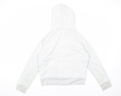 Gap Womens Grey Cotton Full Zip Hoodie Size M Zip
