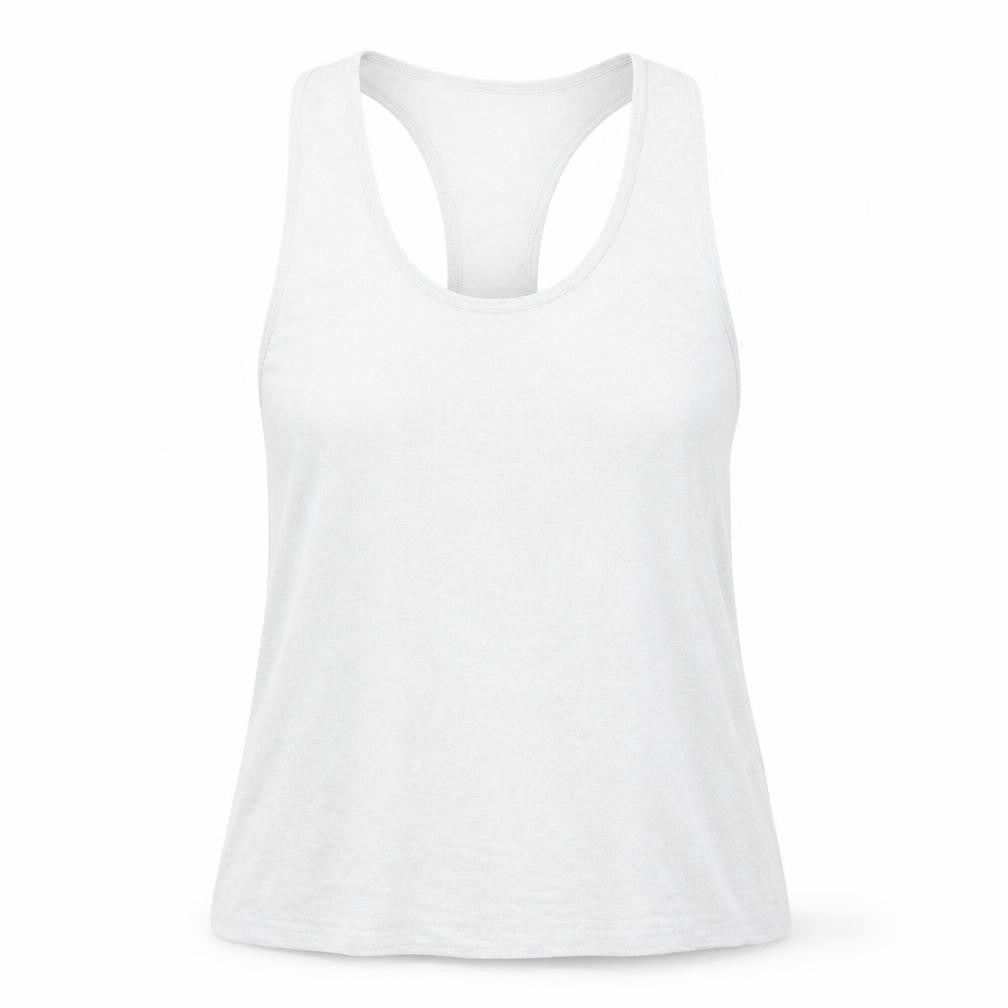 Womens UK Size 10 Topshop Silver Basic Tank