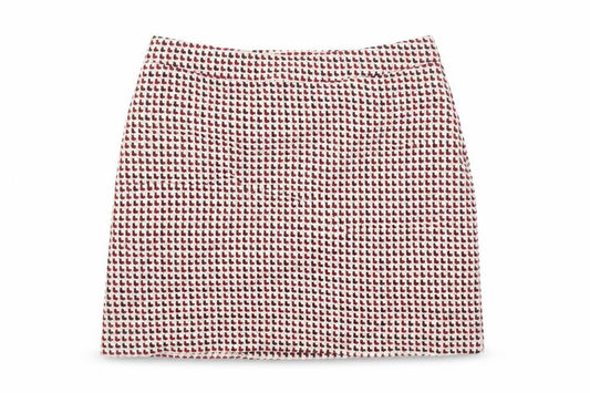 Womens UK Size 10 H&M A-Line Tweed Skirt
