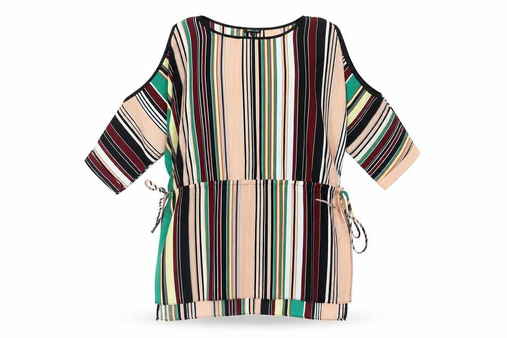 Womens UK Size 6 River Island Multicoloured Basic T-Shirt