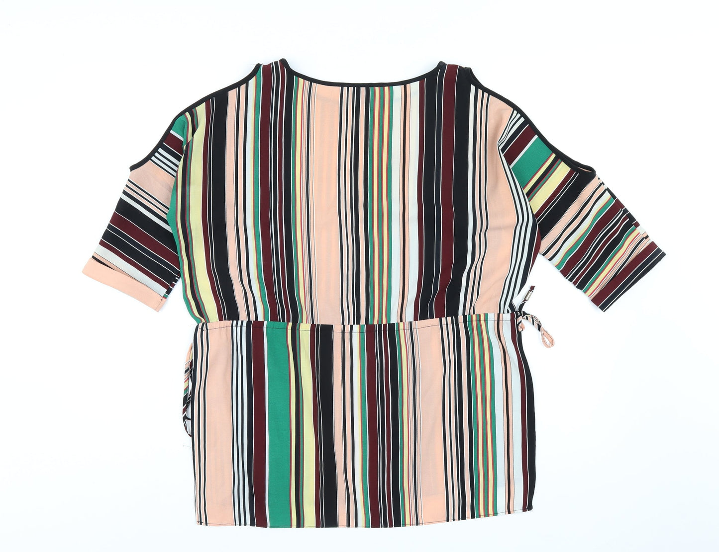 Womens UK Size 6 River Island Multicoloured Basic T-Shirt