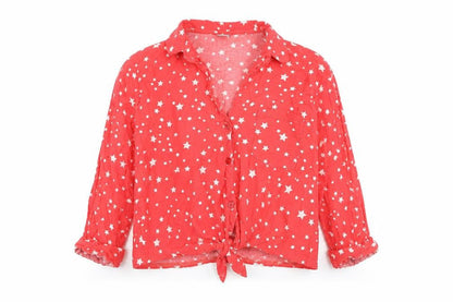 Womens UK Size 12 ASOS Red Basic Button-Up