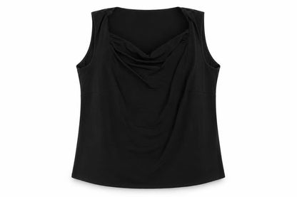 Womens UK Size M Ann Harvey Black Basic Tank