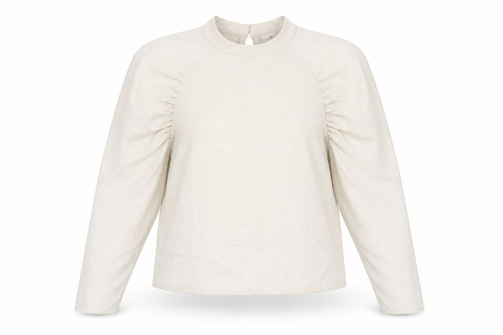 Womens UK Size L H&M Beige Basic T-Shirt