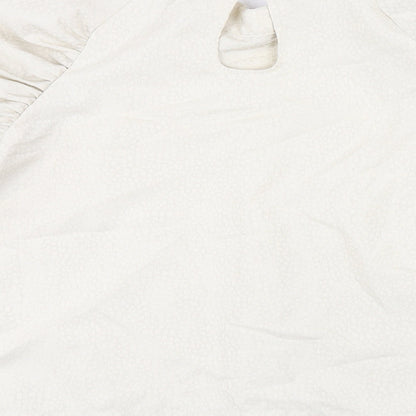 Womens UK Size L H&M Beige Basic T-Shirt