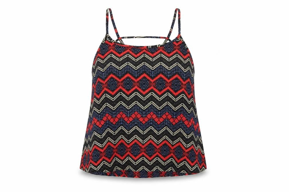 Womens UK Size 8 Hearts & Bows Multicoloured Camisole T-Shirt