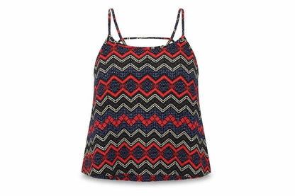 Womens UK Size 8 Hearts & Bows Multicoloured Camisole T-Shirt