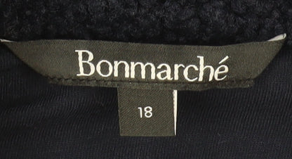 Womens UK Size 18 Bonmarché Blue Basic Jacket