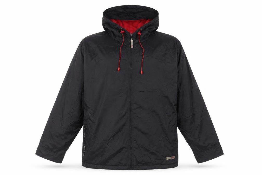 Sport Womens Black Hooded Jacket Size 20
