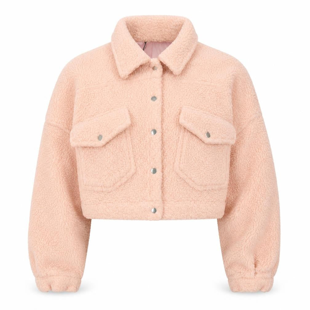 Womens UK Size 12 PRETTYLITTLETHING Pink Basic Jacket