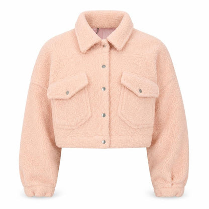 Womens UK Size 12 PRETTYLITTLETHING Pink Basic Jacket