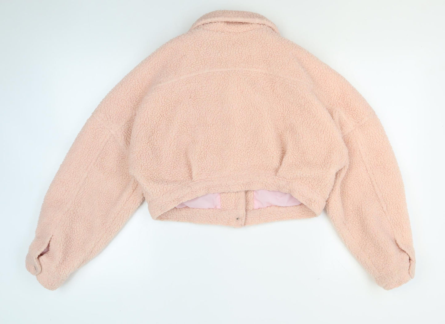 Womens UK Size 12 PRETTYLITTLETHING Pink Basic Jacket