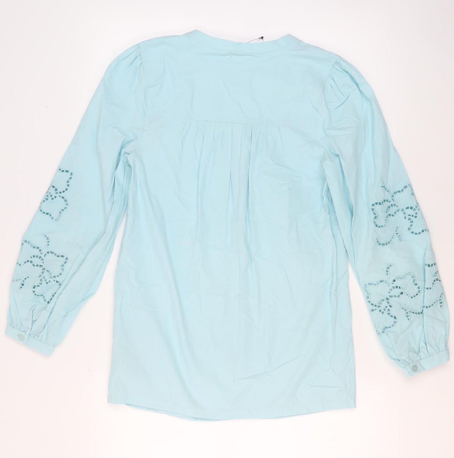 Womens UK Size 6 Marks and Spencer Blue Basic Blouse