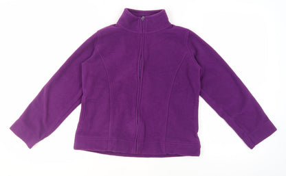 Womens UK Size 10 Isle Purple Basic Jacket