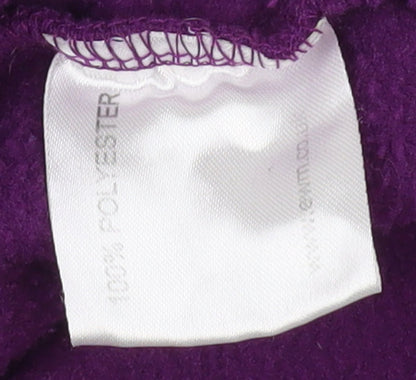 Womens UK Size 10 Isle Purple Basic Jacket