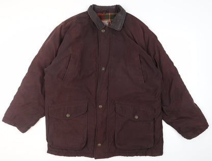 Mens UK Size XL St Bernard Brown Field Jacket
