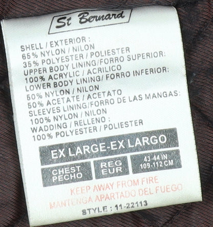 Mens UK Size XL St Bernard Brown Field Jacket