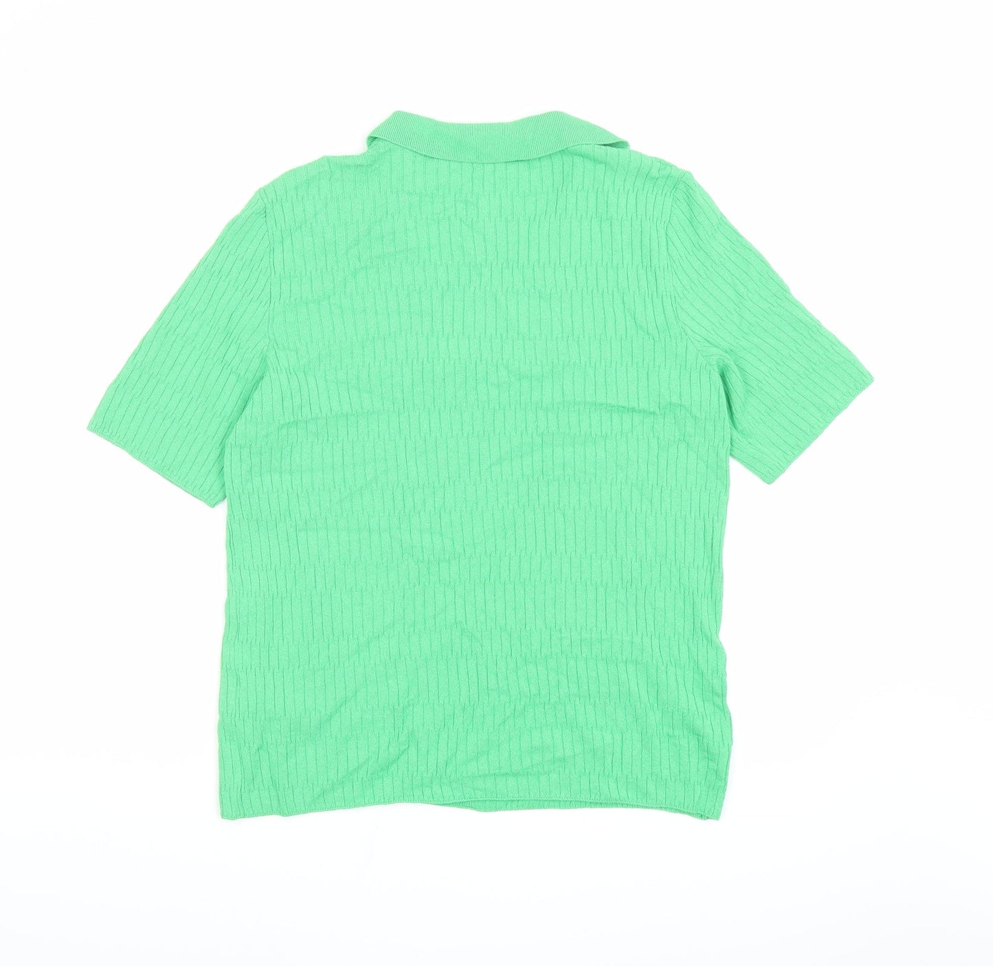 Womens UK Size S Marks and Spencer Green Pullover Jumper