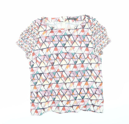 Womens UK Size 12 Esprit Multicoloured Basic Blouse