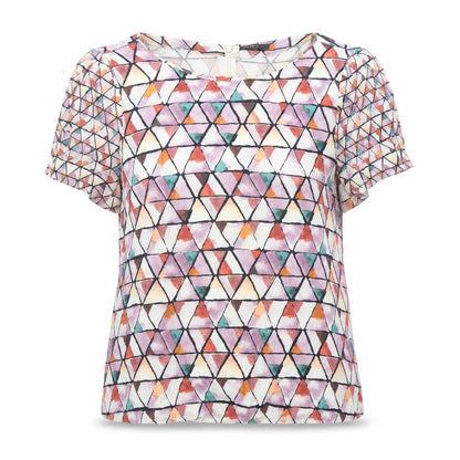 Womens UK Size 12 Esprit Multicoloured Basic Blouse
