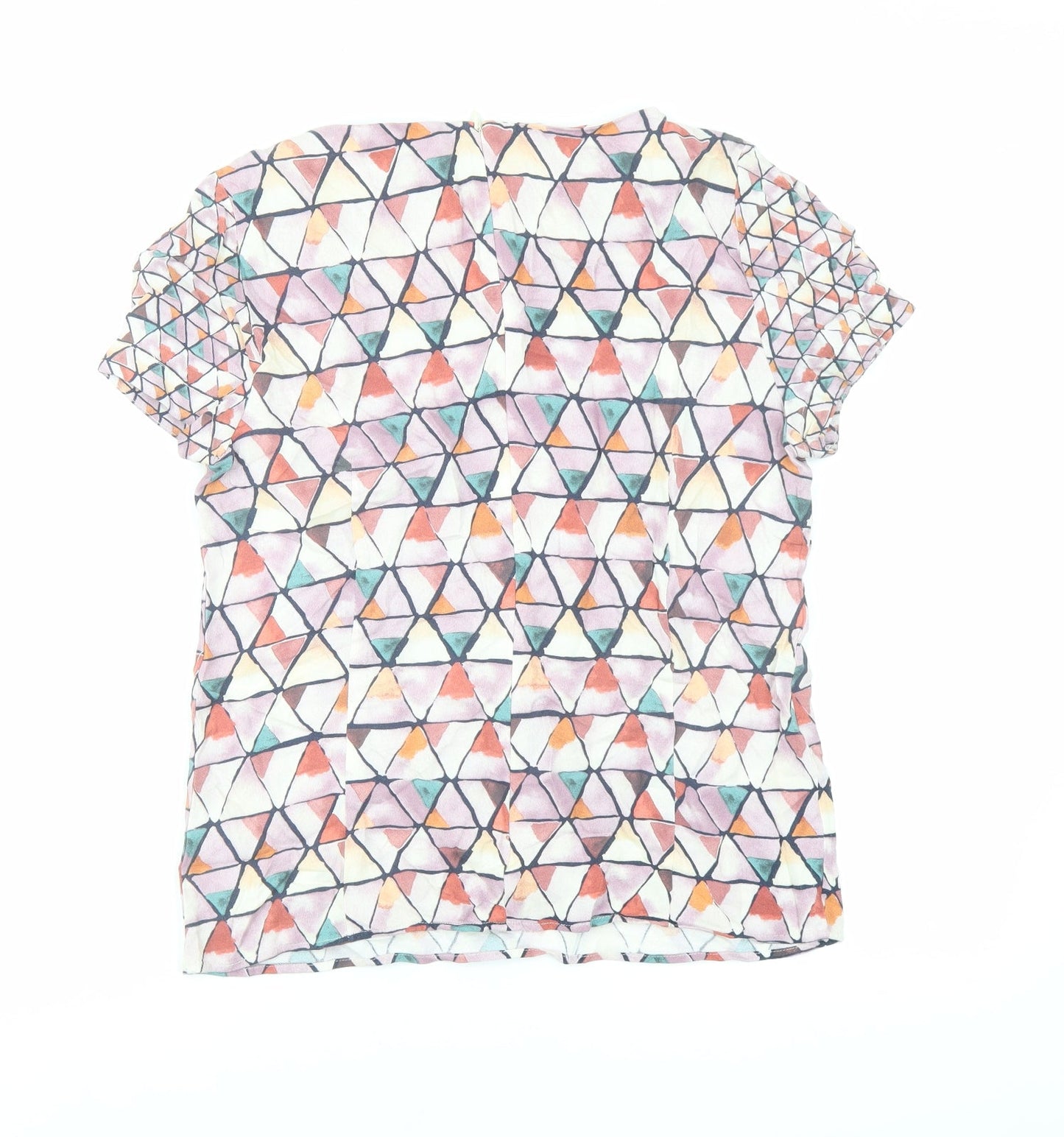 Womens UK Size 12 Esprit Multicoloured Basic Blouse