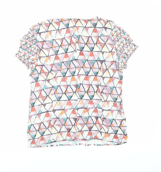 Womens UK Size 12 Esprit Multicoloured Basic Blouse
