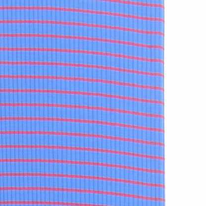 River Island Womens Blue Striped Polyester Tank Dress Size 12 V-Neck Pullover