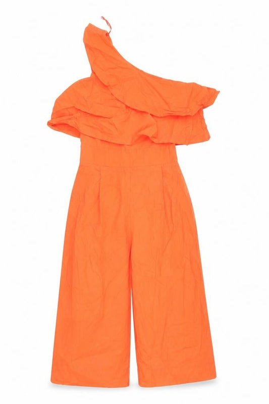 Womens UK Size M Zara One-Piece Orange Jumpsuit