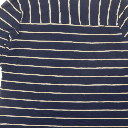 Womens UK Size 14 DASH Blue Basic T-Shirt