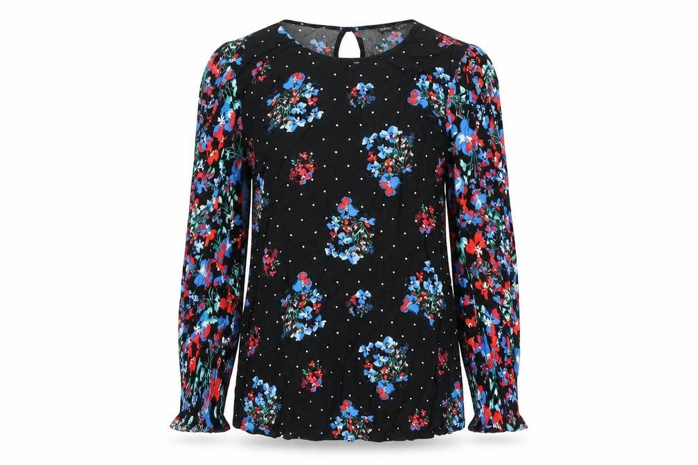 Womens UK Size 6 Marks and Spencer Black Basic Blouse