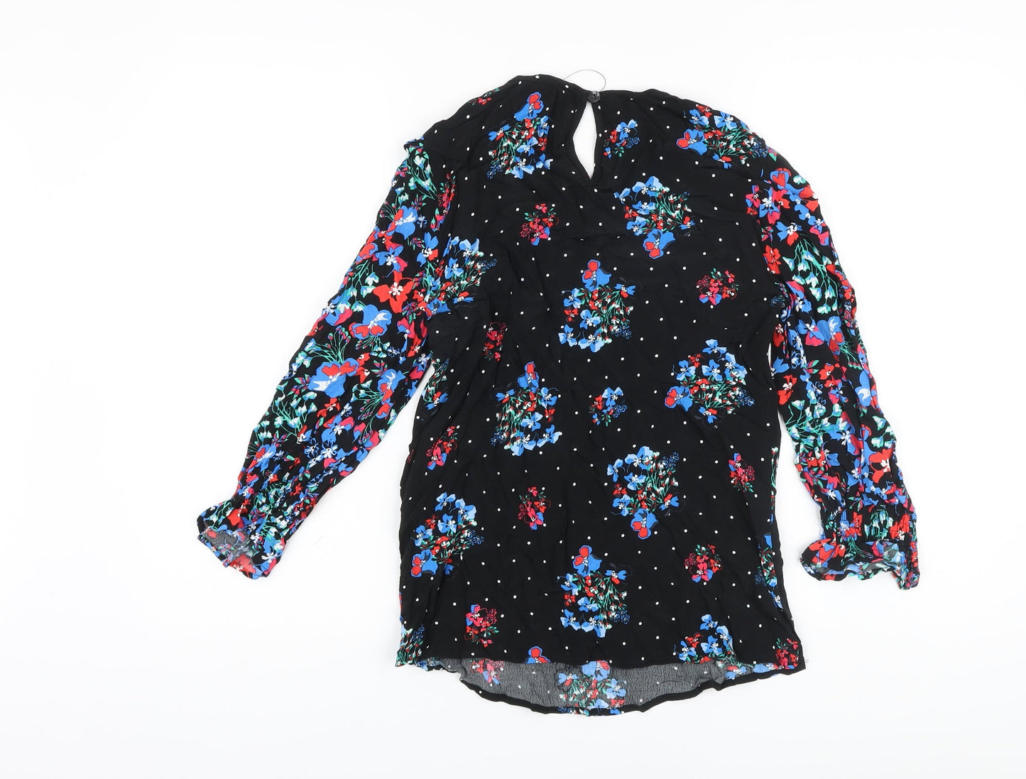 Womens UK Size 6 Marks and Spencer Black Basic Blouse