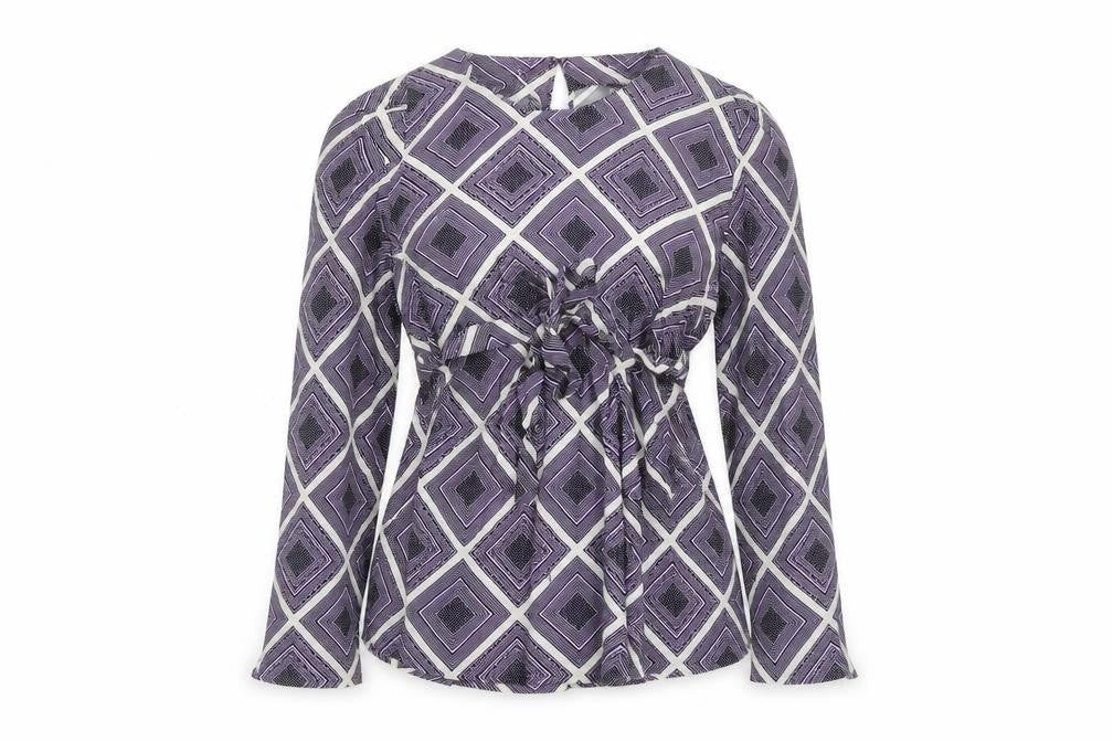 Womens UK Size 8 Marks and Spencer Purple Basic Blouse
