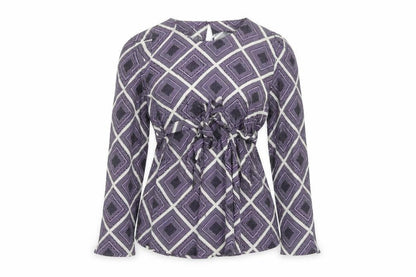 Womens UK Size 8 Marks and Spencer Purple Basic Blouse