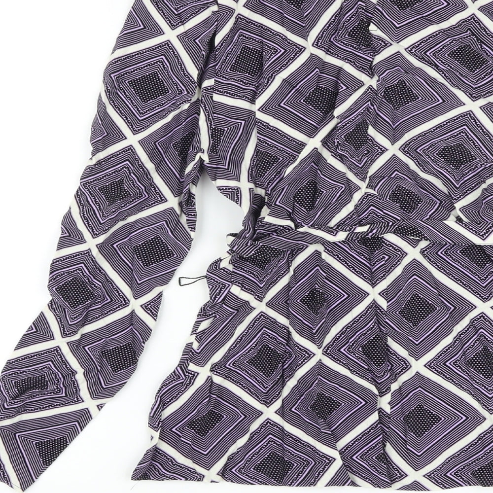 Womens UK Size 8 Marks and Spencer Purple Basic Blouse