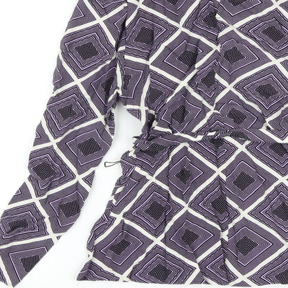 Womens UK Size 8 Marks and Spencer Purple Basic Blouse