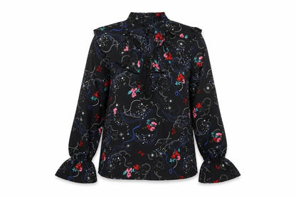 Womens UK Size 8 Marks and Spencer Black Basic Blouse