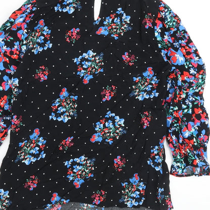 Womens UK Size 8 Marks and Spencer Black Basic Blouse