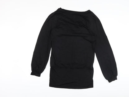 Mexx Womens Beige Viscose Basic Blouse Size XL V-Neck