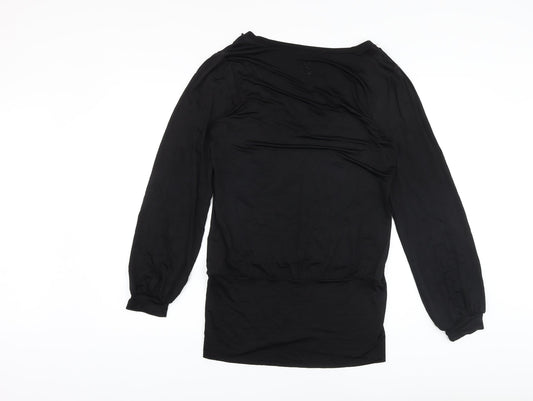 Mexx Womens Beige Viscose Basic Blouse Size XL V-Neck