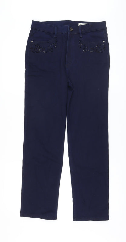 Womens UK Size 12 Marks and Spencer Regular Fit Jegging Blue Jeans